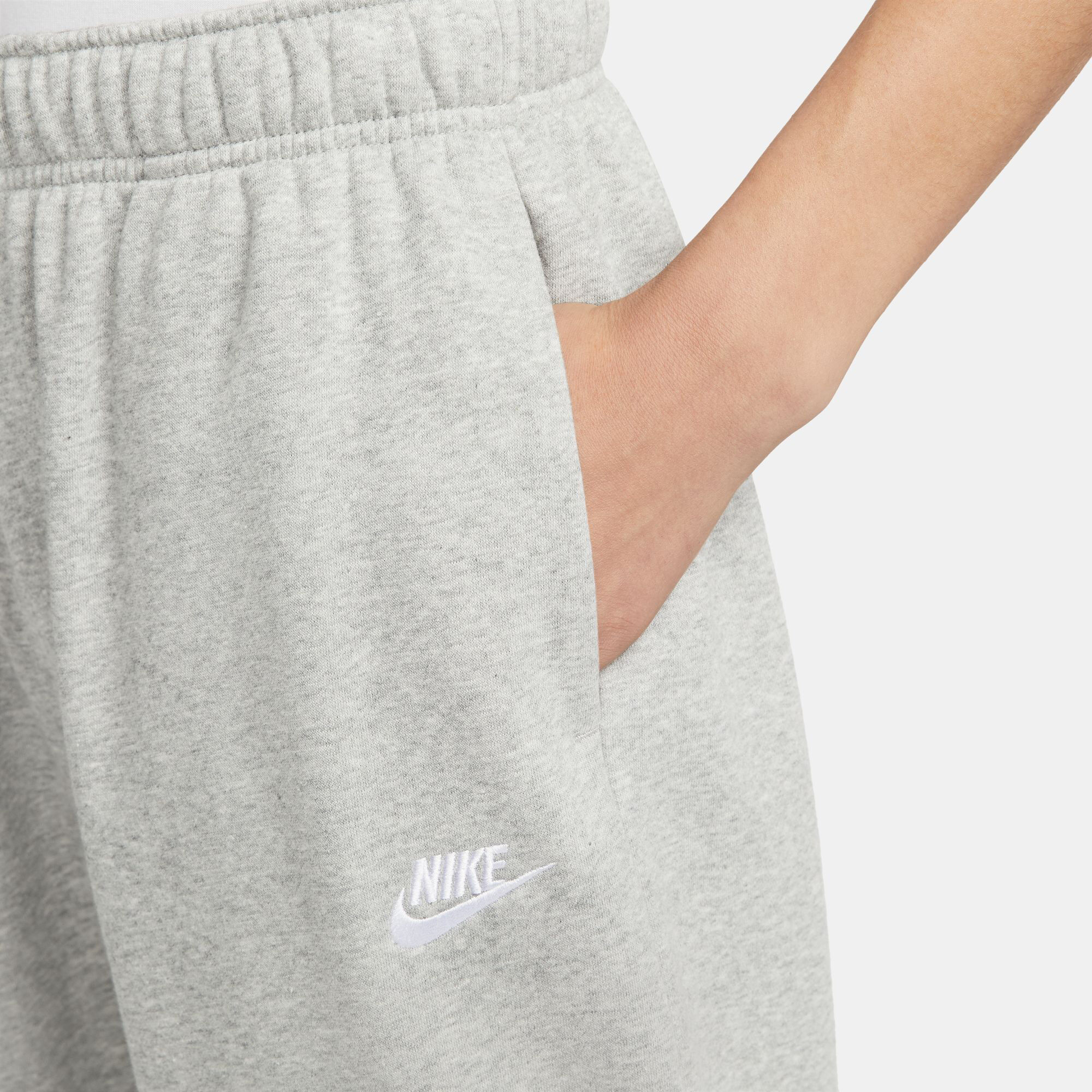 Nike Sportswear Pantalon de survêtement - grey heather/white/gris 