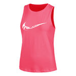 Vêtements Nike Nike Dri-Fit One Swoosh Maillot De Course Femmes-Berry
