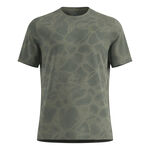 Vêtements Odlo Odlo Zeroweight Engineered Chill-Tec Maillot De Course Hommes-Vert Olive