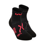 Vêtements UYN UYN Super Fast Chaussettes De Running Pack De 2 Unités Femmes-Noir,Corail
