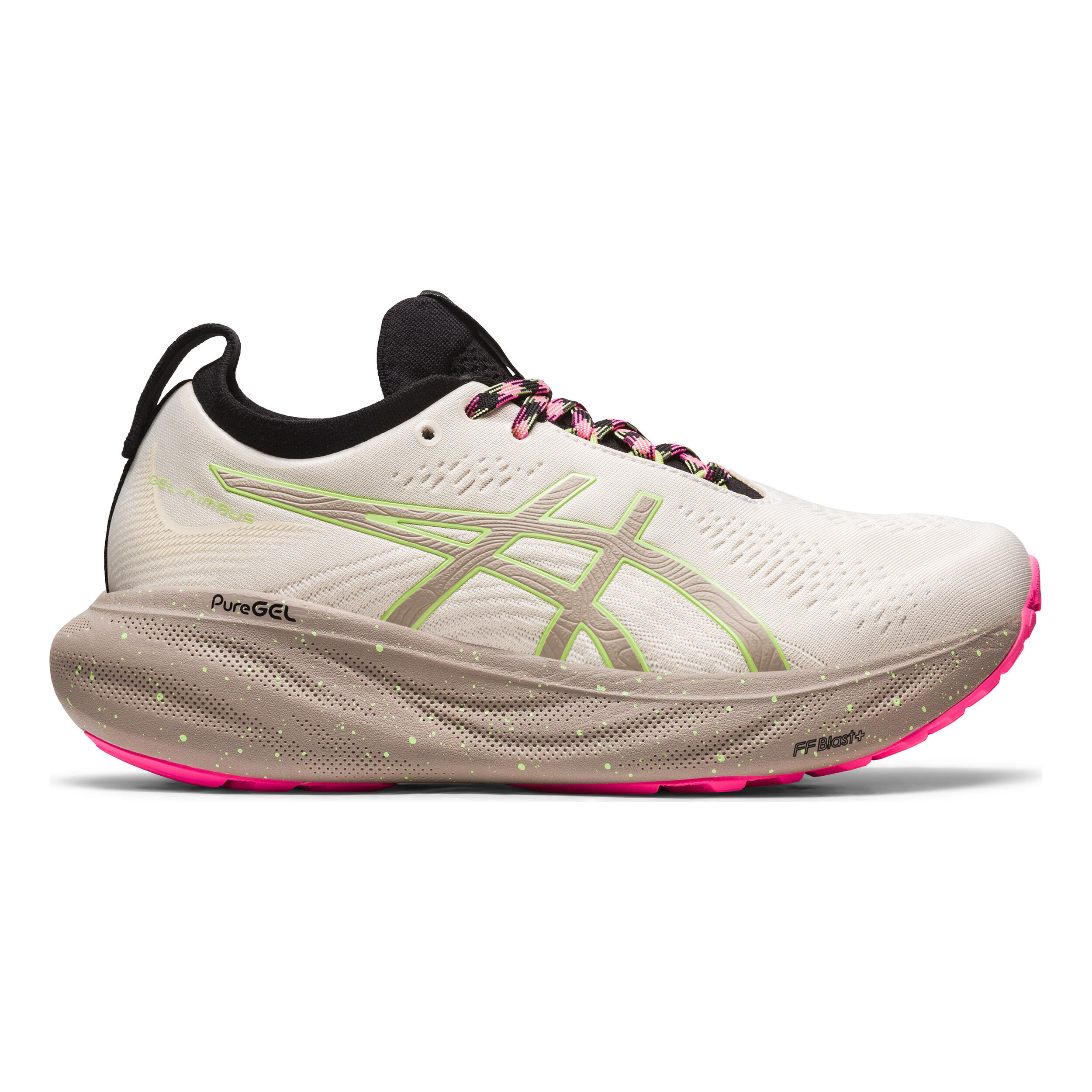 Gel Nimbus 25 TR Chaussure Trail Femmes Noir Orange