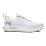 Chaussures de running Under Armour Under Armour Velociti 3 Chaussure De Running Sans Stabilisateurs Femmes-Blanc,Gris