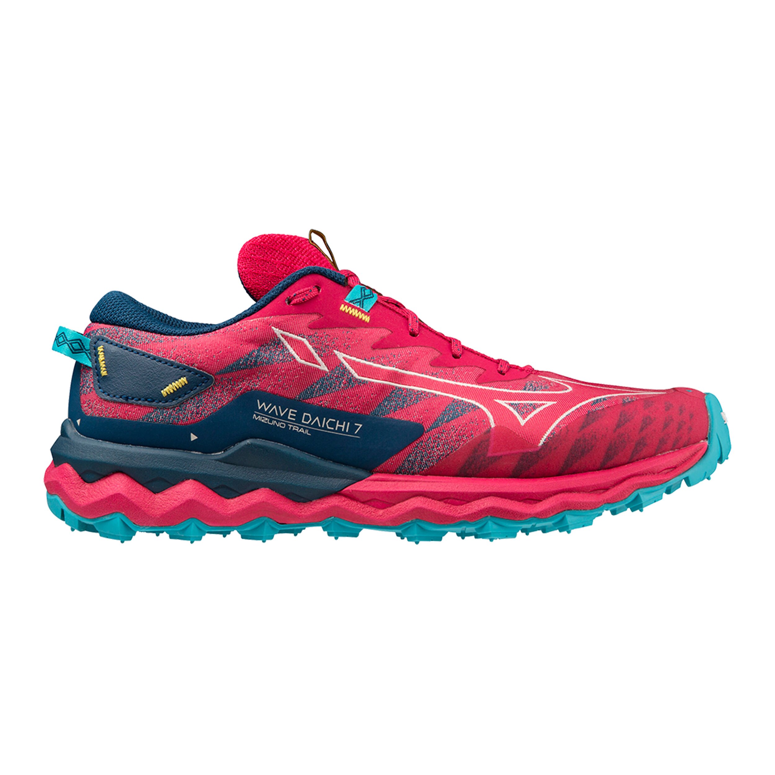 Acheter Mizuno Wave Daichi 7 Chaussure Trail Femmes Rouge Bleu Fonce en ligne Running Point FR