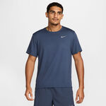 Vêtements Nike Nike Miler Tee Maillot de course Hommes-bleu petrol