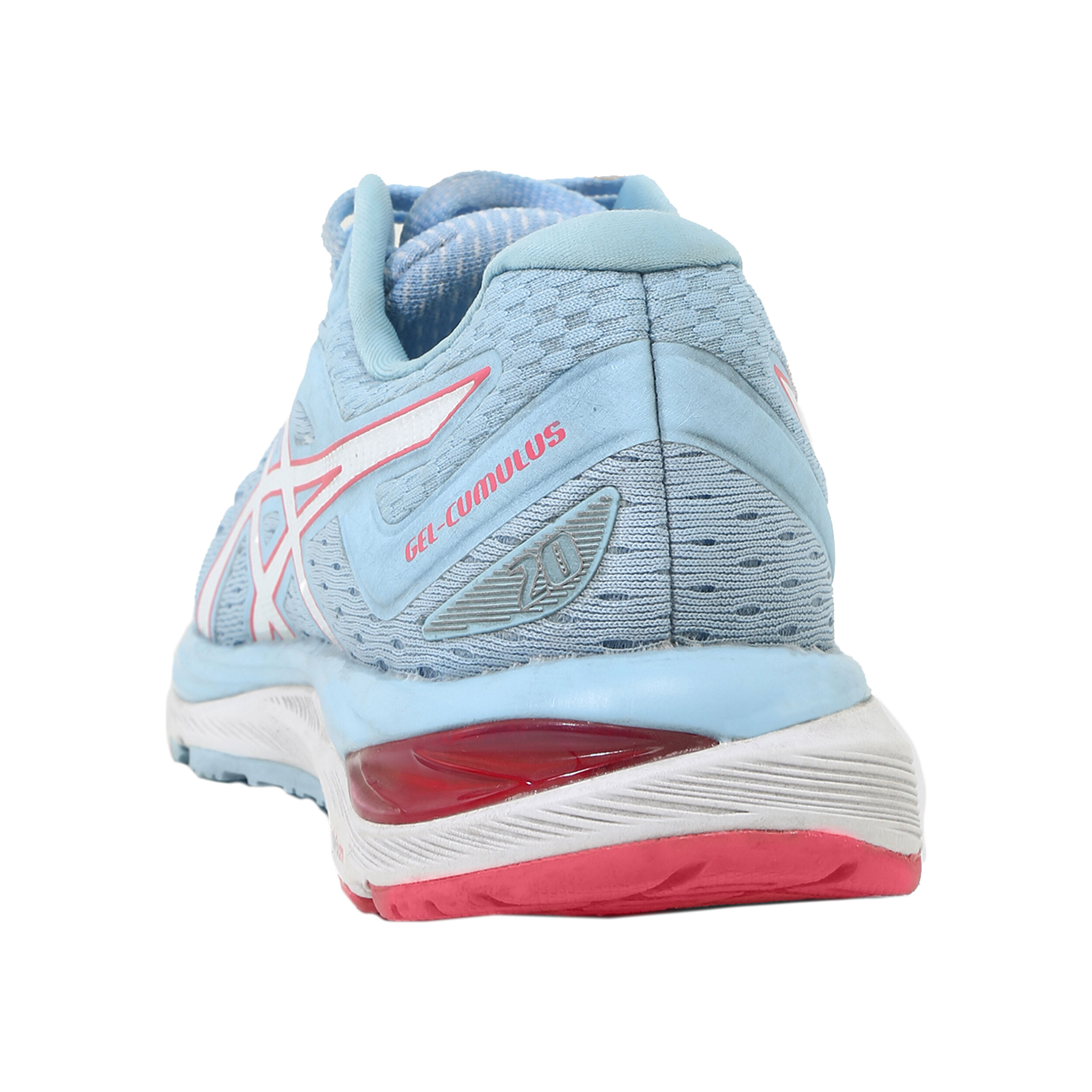 Gel Cumulus 20 Chaussure De Running Sans Stabilisateurs Femmes Bleu Clair Rose