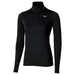 Vêtements Mizuno Mizuno Core Impulse Half Zip Maillot de course Femmes - noir, 