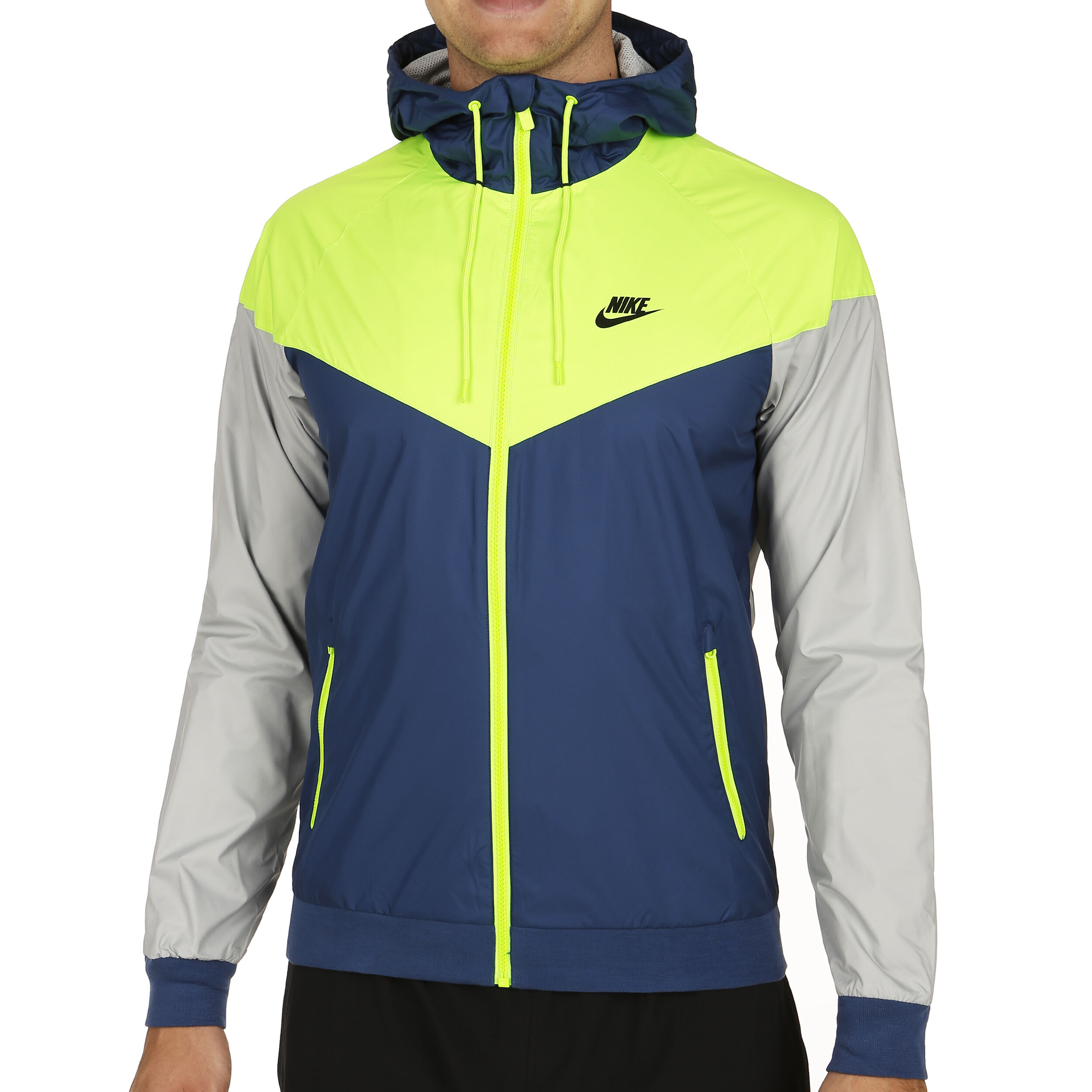 Neon nike windrunner jacket deals
