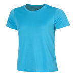 Vêtements Under Armour Under Armour Launch Maillot De Course Femmes-Turquoise