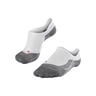 RU4 Endurance Invisible Chaussettes De Running Femmes-Blanc,Gris