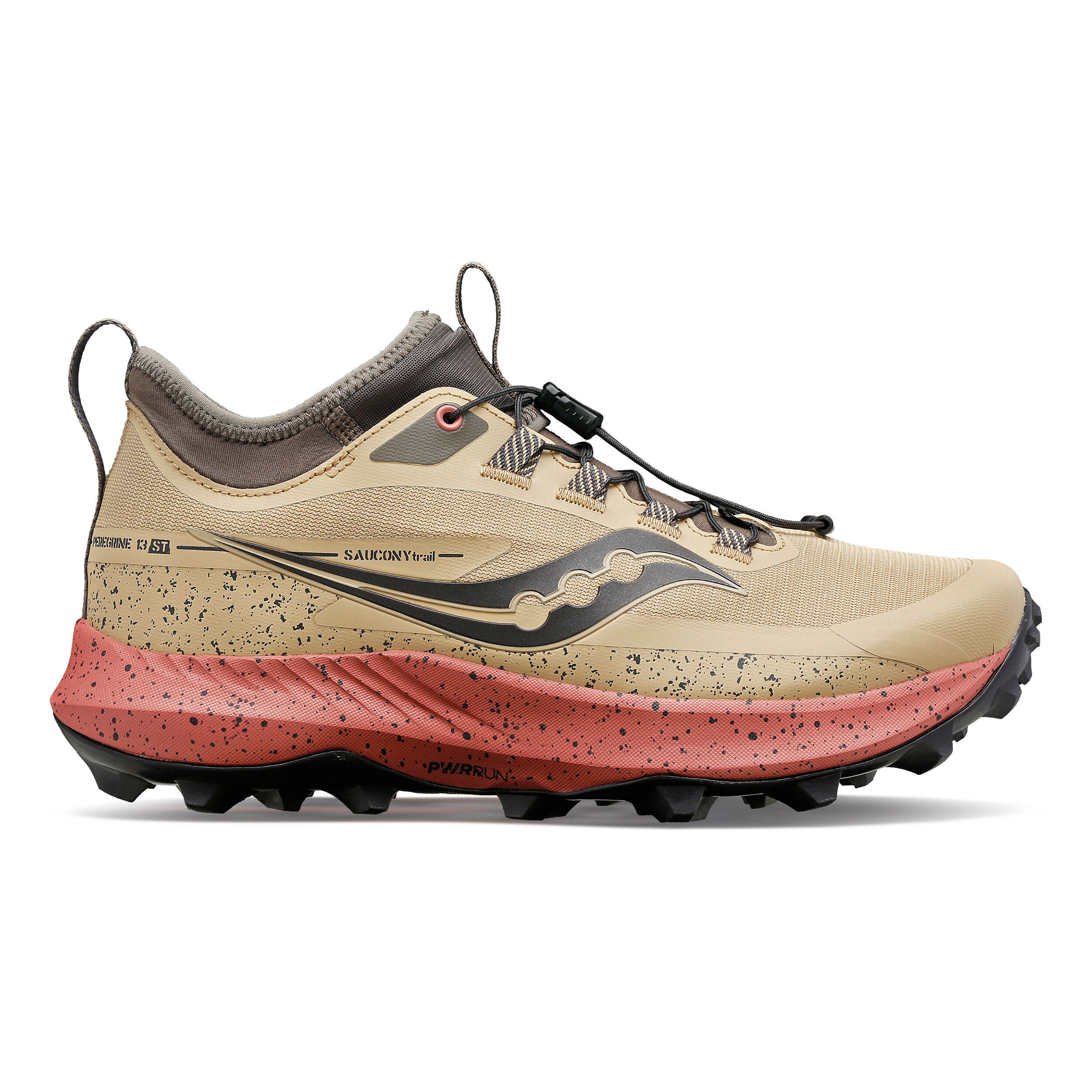 Acheter Saucony Peregrine 13 ST Chaussure Trail Femmes Marron Rouge en ligne Running Point FR