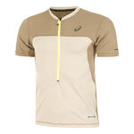 Vêtements ASICS ASICS Fujitrail Maillot de course Hommes - gris, beige