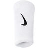 Swoosh Doublewide Poignet Pack De 2 Unités-Blanc,Noir