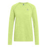 Essential Seamless Haut Manches Longues Femmes-Jaune Lemon
