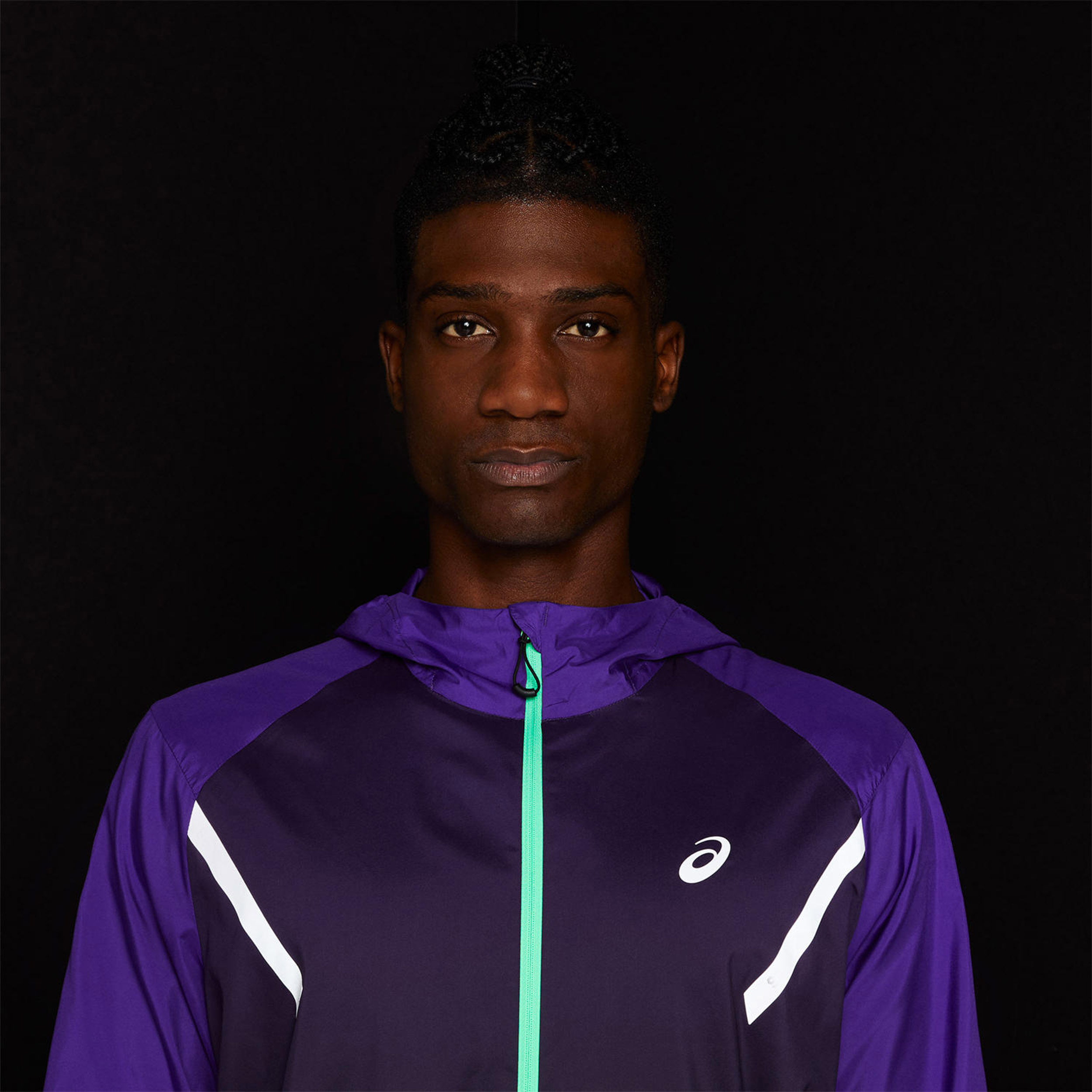Veste asics homme violet top