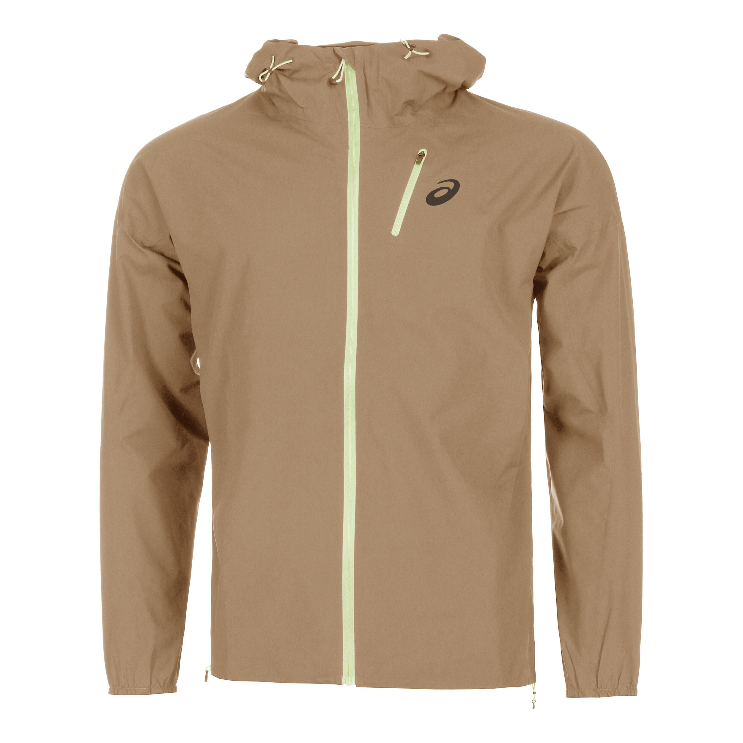Acheter ASICS Fujitrail Waterproof Veste Running Hommes Beige en ligne Running Point FR