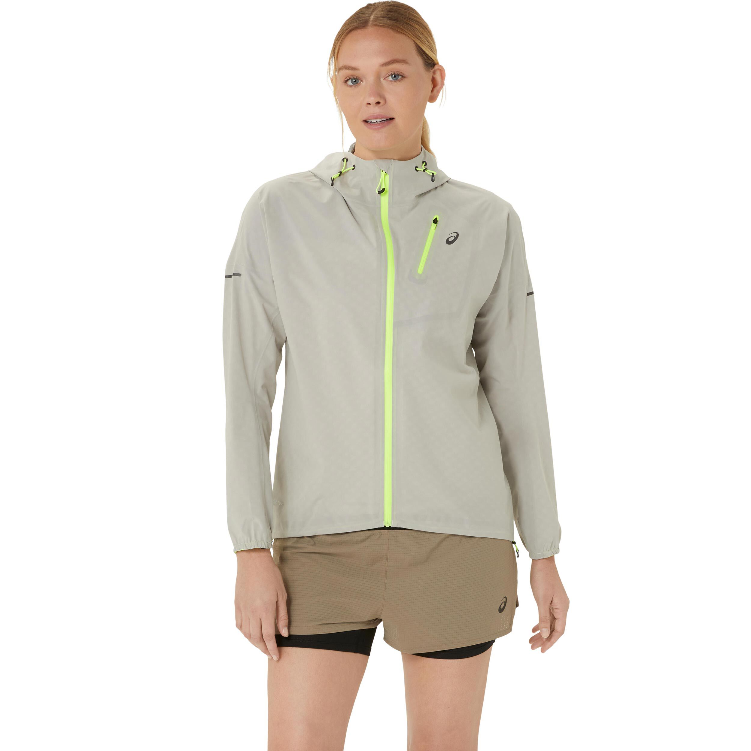 Acheter ASICS Fujitrail Waterproof Veste Running Femmes Beige en ligne Running Point FR