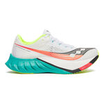 Chaussures de running Saucony Saucony Endorphin Pro 4 Chaussure De Compétition Hommes-Blanc,Multicouleur