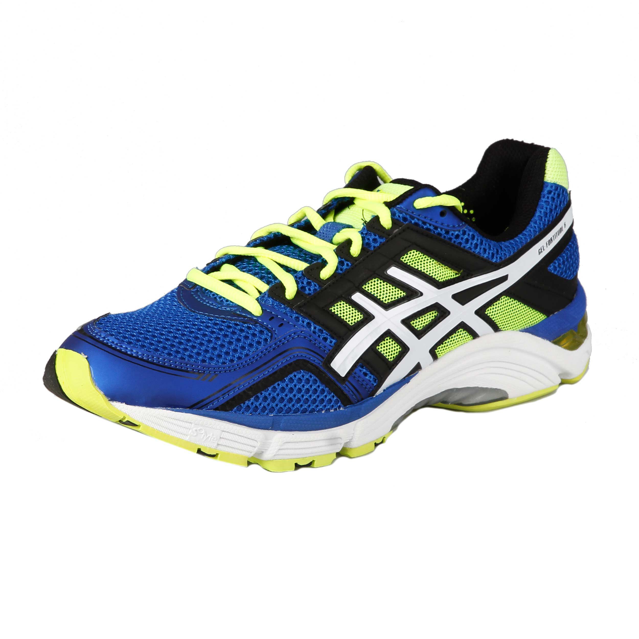 Gel Fortitude 6 2E Chaussure De Running Avec Stabilisateurs Hommes Bleu Blanc