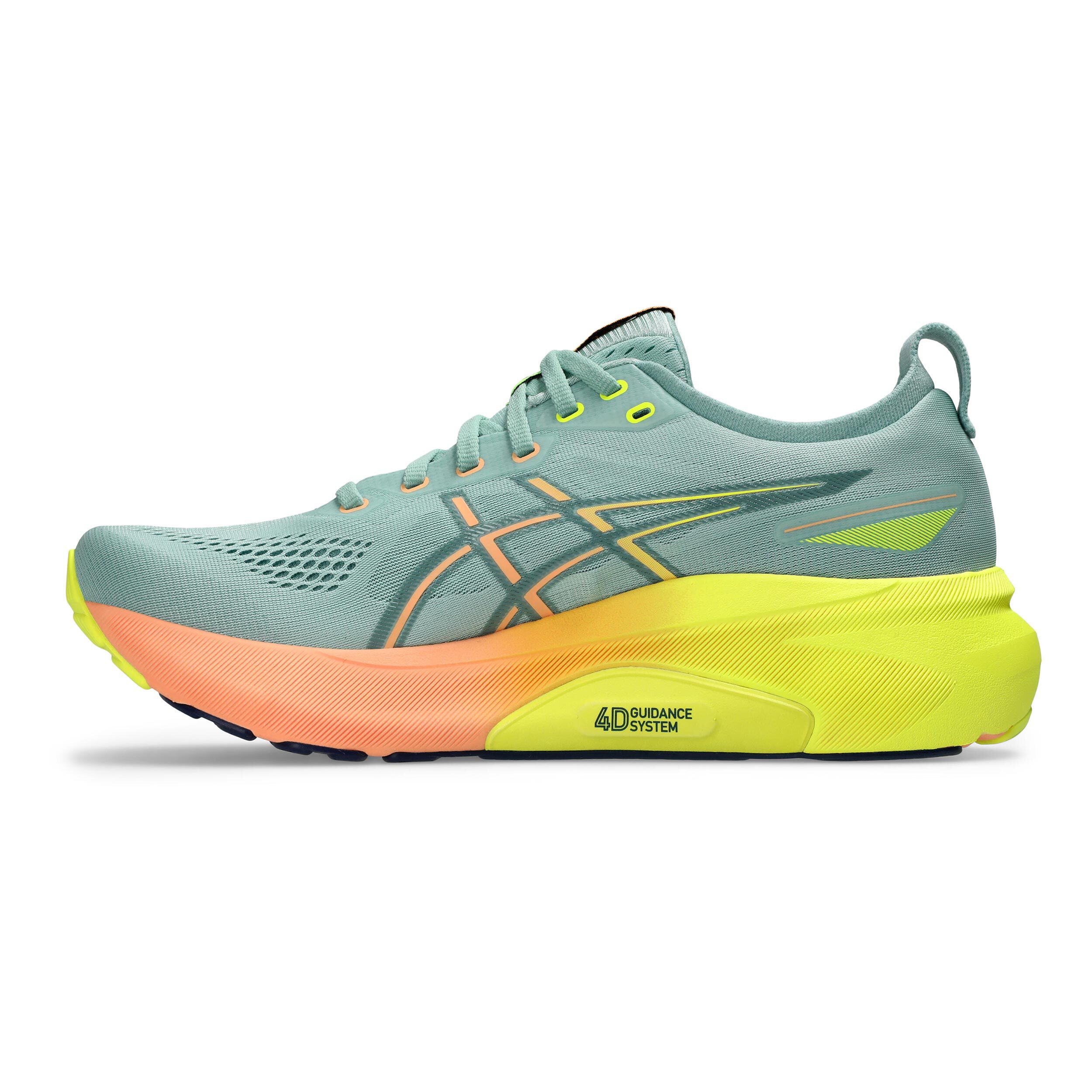 Acheter ASICS Gel Kayano 31 Chaussure De Running Avec Stabilisateurs Hommes Vert Orange en ligne Running Point FR
