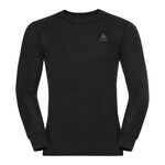 Vêtements Odlo Odlo Active Warm Eco BI Top Crew Neck Haut Manches Longues Hommes-Noir