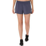 Vêtements ASICS ASICS Core 4in Short De Running Femmes-Bleu Gris