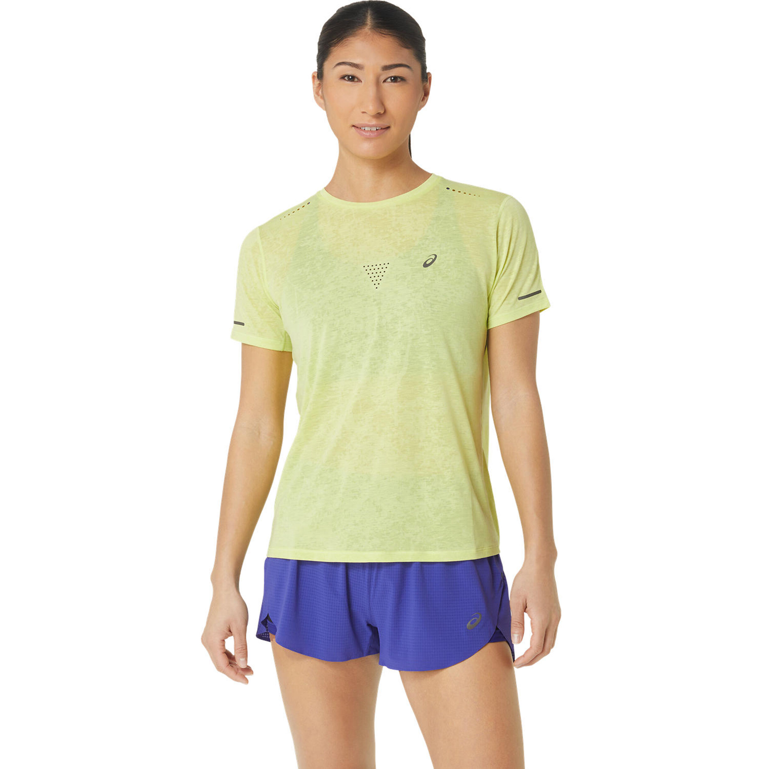 Metarun Pattern Maillot De Course Femmes Jaunes Fluo