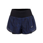 Vêtements ASICS ASICS Road 2in1 3.5in Short De Running Femmes-Bleu Foncé,Noir
