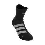 Vêtements adidas adidas Adizero Sock Chaussettes De Running-Noir,Blanc