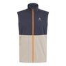 Warm Gilets de course Hommes - gris clair, gris fonc&eacute;