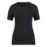 BL Top Crew Neck Performance Light Eco Maillot De Course Femmes-Noir