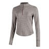 Swift Half-Zip Maillot De Course Femmes-Marron