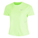 V&ecirc;tements Nike Nike Swift Tee Maillot de course Femmes-jaune lemon