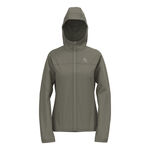 V&ecirc;tements Odlo Odlo X-Alp Waterproof Veste running Femmes-kaki