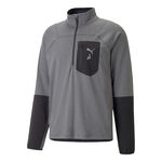 V&ecirc;tements Puma Puma Seasons Raincell Half-Zip Top De Course Hommes-Gris,Noir