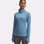 Vêtements Under Armour Under Armour Launch Pro Half-Zip Haut Manches Longues Femmes-Bleu