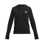 Vêtements Under Armour Under Armour Rival Fleece LU Gilet En Coton Filles-Noir