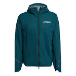 Vêtements adidas adidas Terrex XPR Light Rain Veste Running Hommes-Bleu Petrol