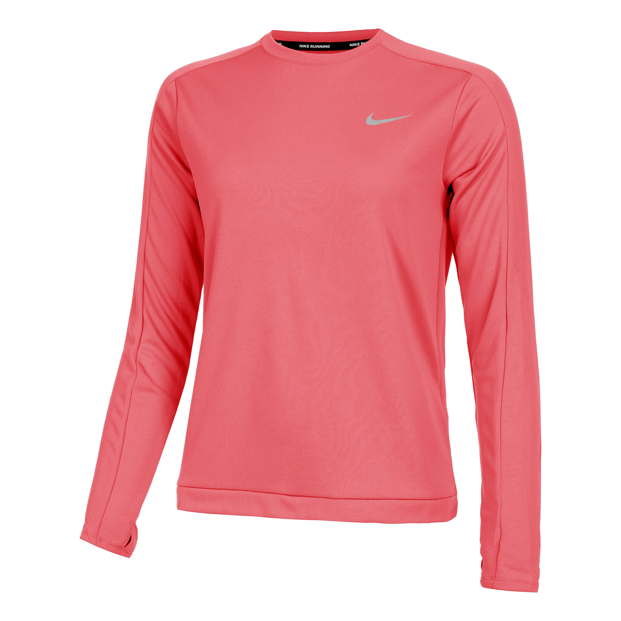 Acheter Nike Dri Fit Pacer Crew Neck Running Top De Course Femmes Corail en ligne Running Point FR