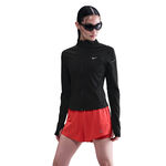 Vêtements Nike Nike Swift Half-Zip Maillot De Course Femmes-Noir,Argent