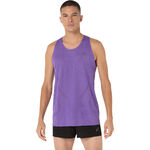 V&ecirc;tements ASICS ASICS Meatrun Maillot De Course Hommes-Violet