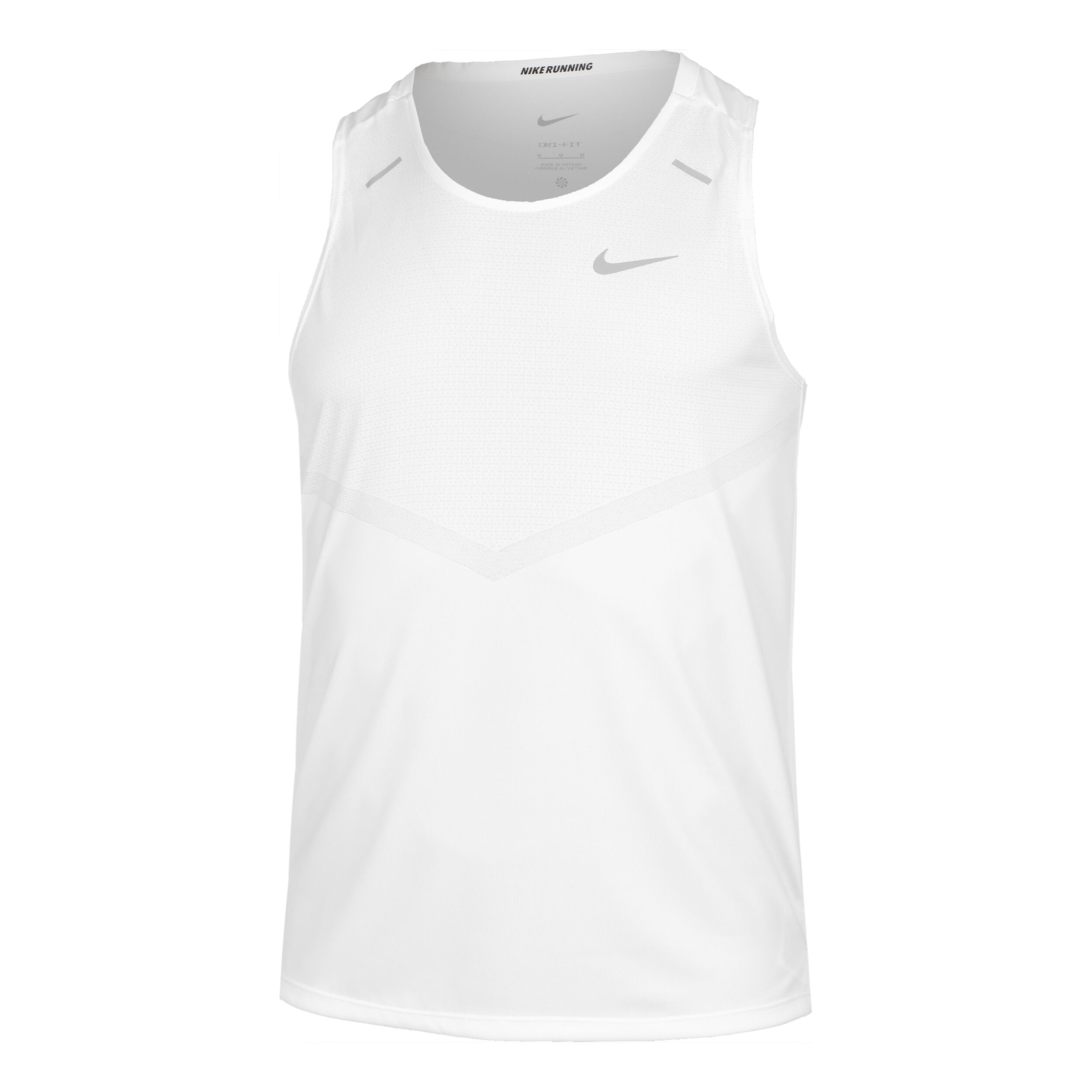Acheter Nike Dri Fit Rise 365 Debardeur Tank Top Hommes Blanc Argent en ligne Running Point FR