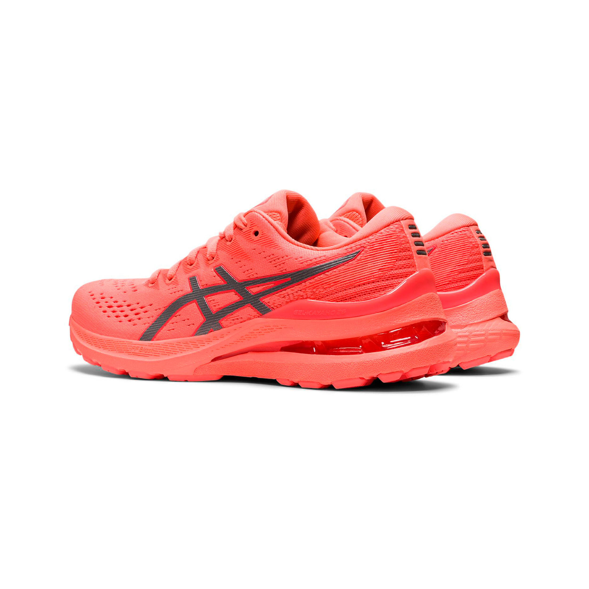 Acheter ASICS Gel Kayano 28 Lite Show Chaussure De Running Avec Stabilisateurs Femmes Orange Fluo Argent en ligne Running Point FR