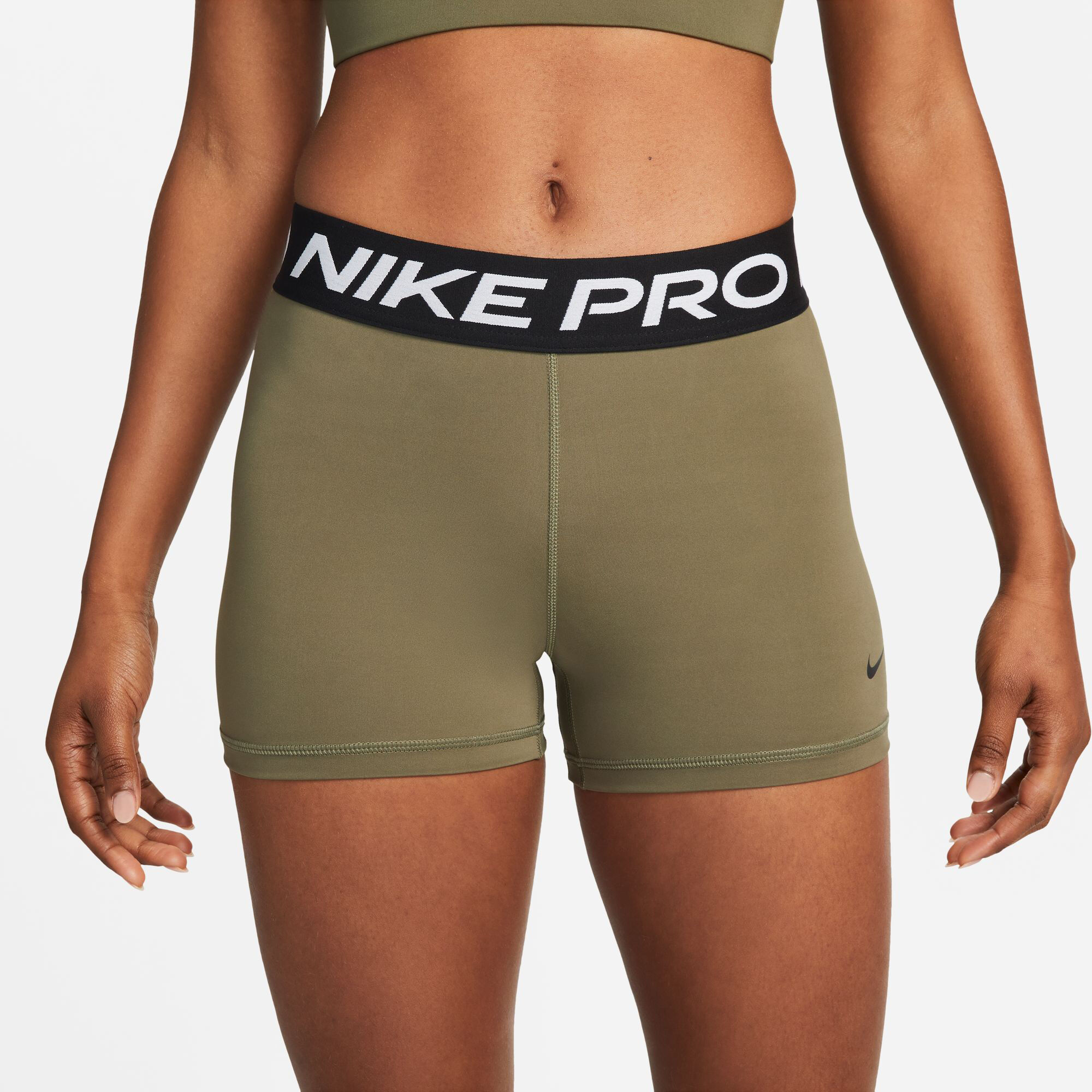 Mallas nike pro olive top