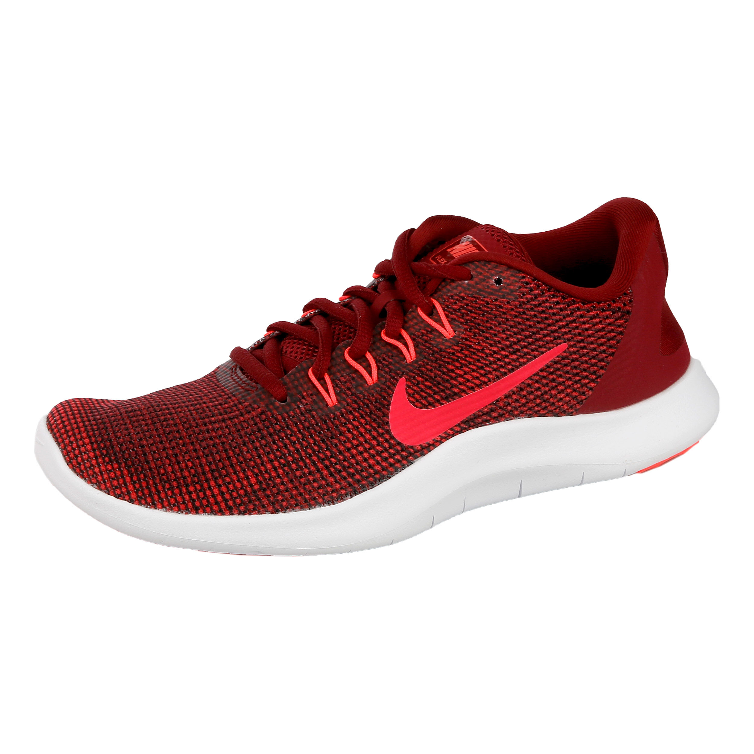 Flex Run 2018 Chaussure Natural running Ultra leger Femmes Rouge Fonce Rouge