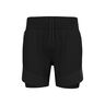 X-Alp Trail 6in 2in1 Short De Running Hommes-Noir