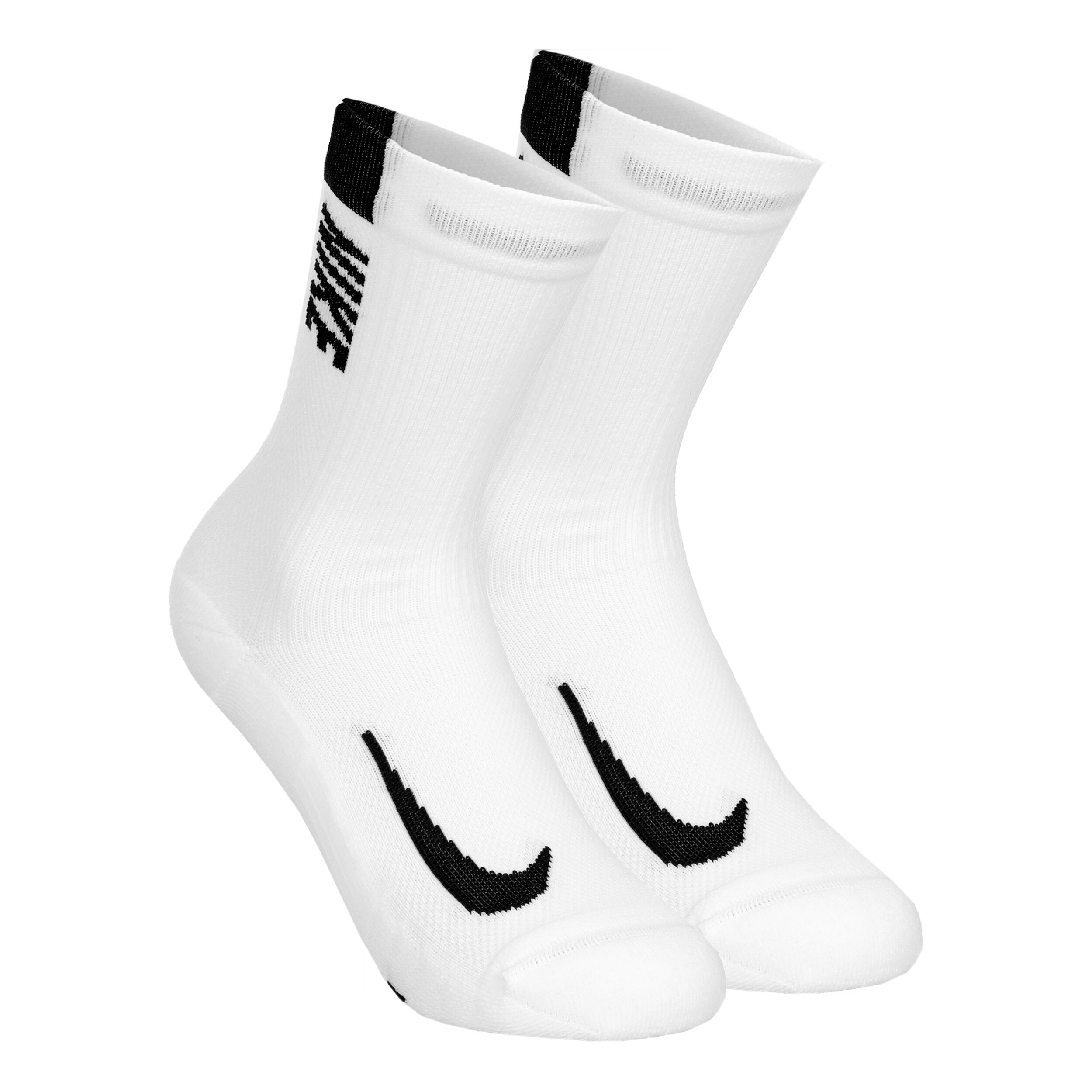 Acheter Nike Multiplier Crew Chaussettes De Sport Pack De 2 Unites Blanc Noir en ligne Running Point FR