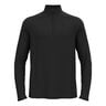 Essential 1/2 Zip Maillot de course Hommes-noir