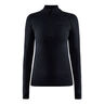 Core Dry Active Comfort Half-Zip Haut Manches Longues Femmes-Noir