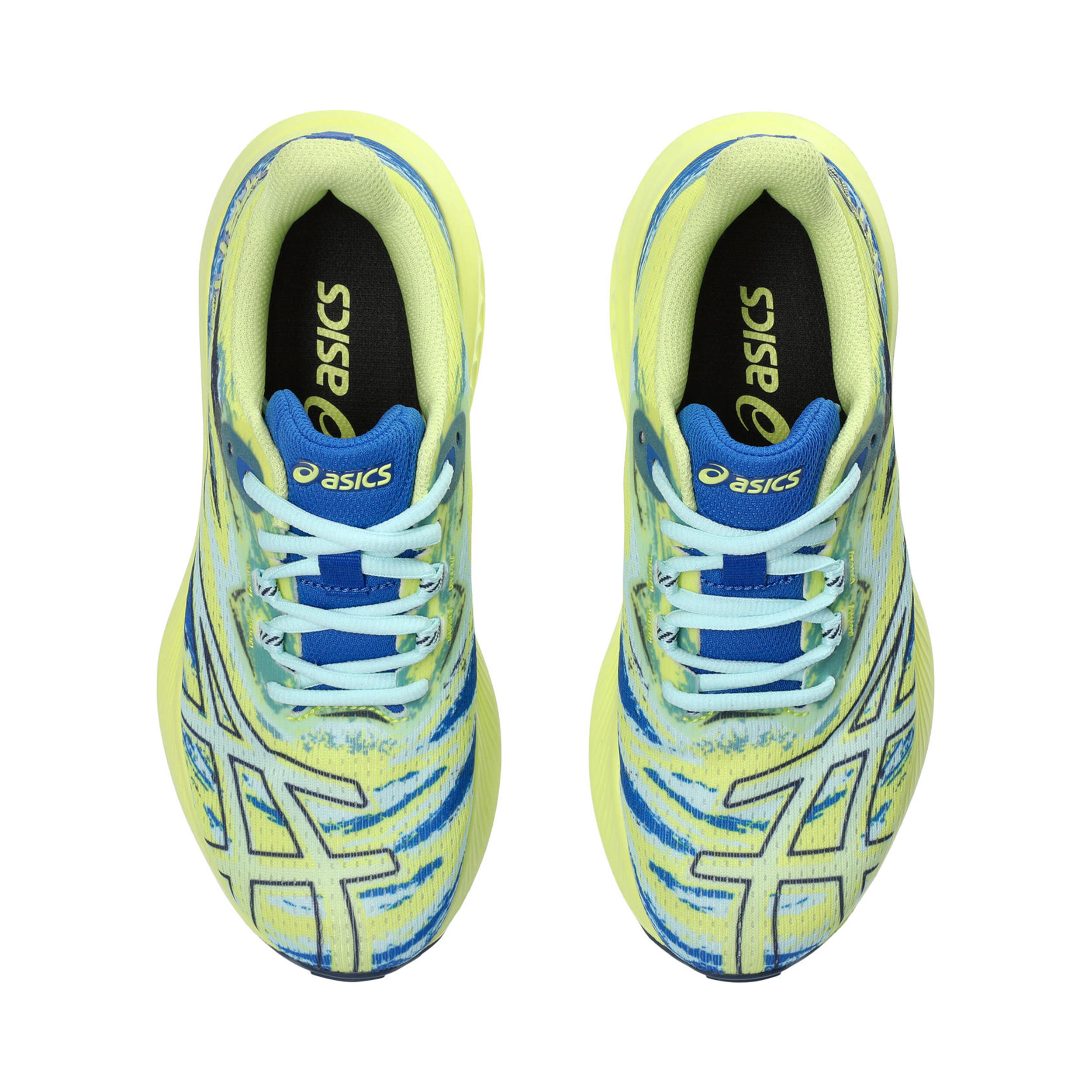Asics jaune fluo et on sale bleu