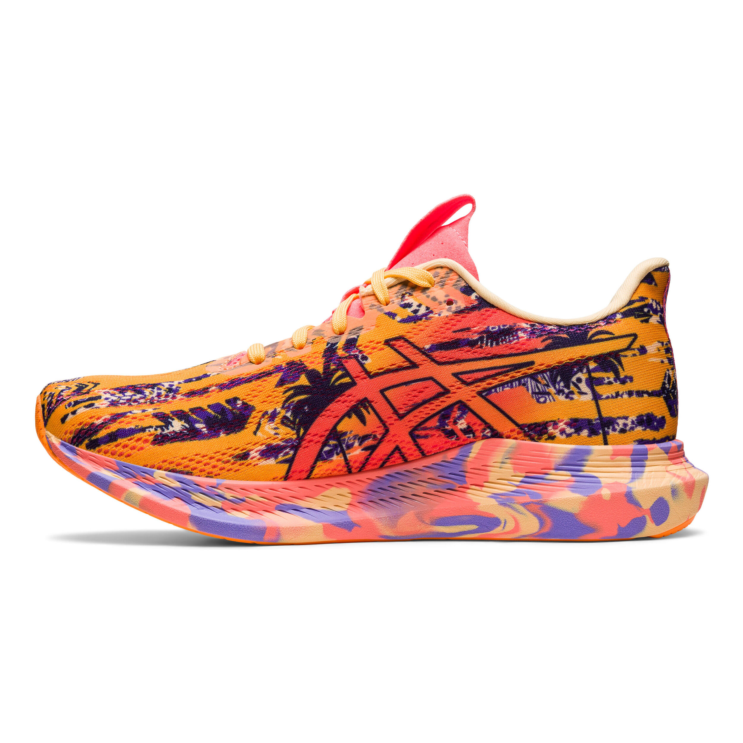 Gel Noosa Tri 14 Chaussure De Competition Femmes Orange Rose